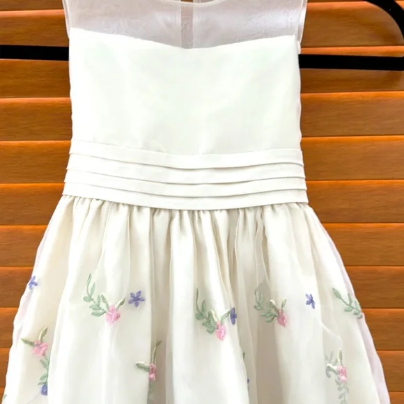 Cinderella formal floral embroidered dress - Picture 4 of 7